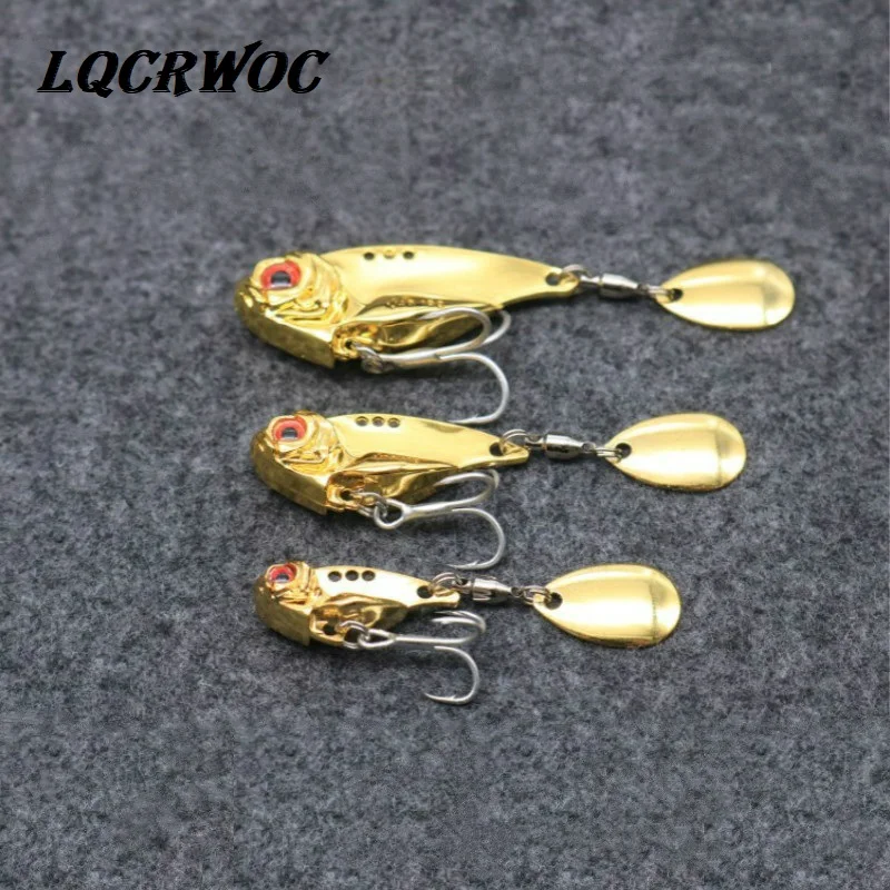 جديد Vib إغراء المعدن الصيد ملعقة السحر الترتر سبينيربايت تهتز ضوء اليابان الصيد معالجة السلع قبضة قطب القفز الشتاء