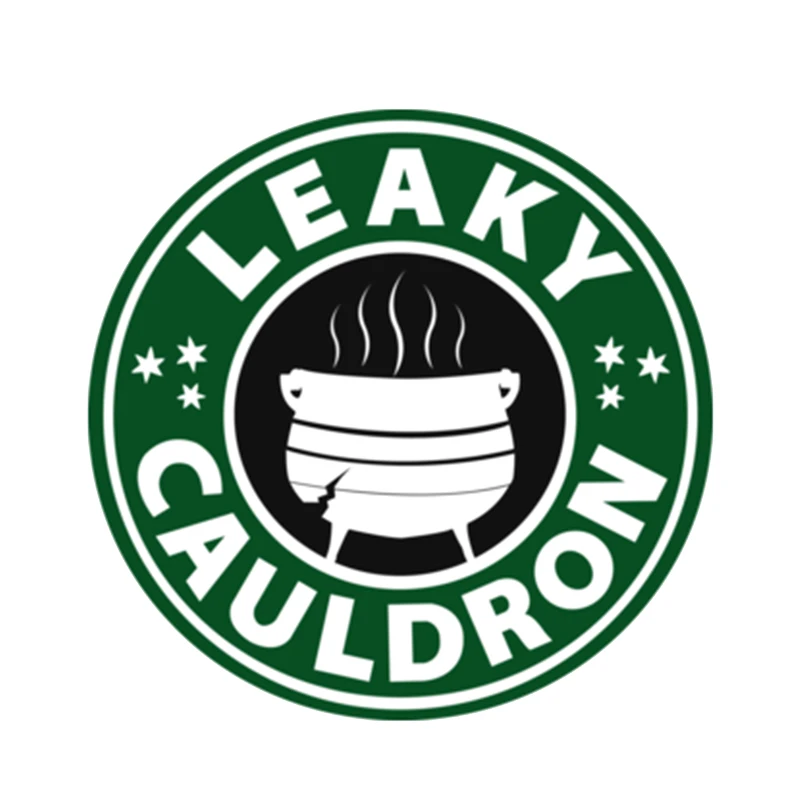 

Leaky Cauldron lapel pin themed button badge novelty geek gift