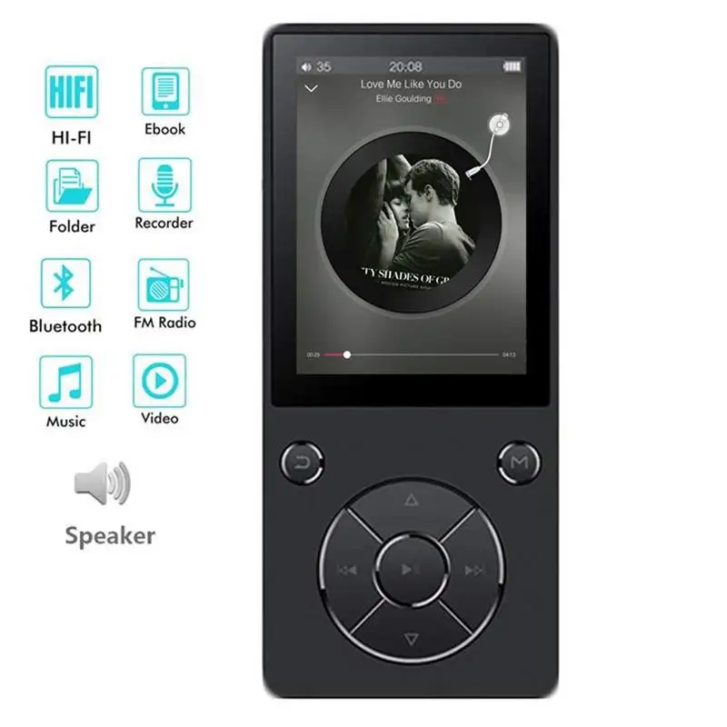 8 ГБ/16 ГБ Bluetooth MP3 плеер 2 4 дюймов цветной экран без потерь металлические