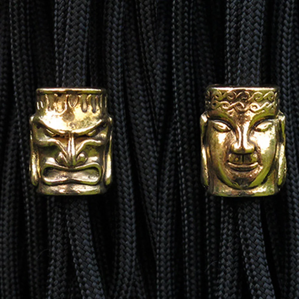 

10pcs Paracord Beads Metal Charms Skull For Paracord Bracelet Accessories Survival DIY Pendant for Paracord Lanyards