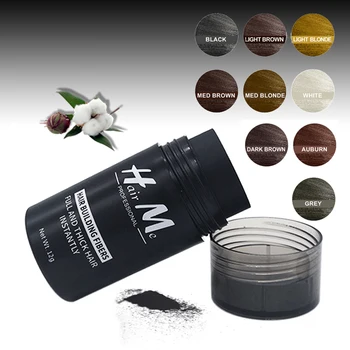 

Hair Building Fibers Powder 12g + Refill Bag 100g Fibers + Applicator/ Pump A Set Hair Loss Fibers Thinning