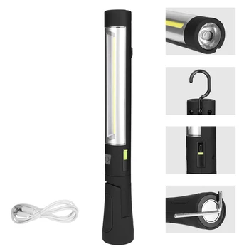 

XANES Portable COB+LED 3Mode Emergency Worklight Outdoor USB Rechargeable Multifunctional LED Work Light with Magnetic Tail Hook