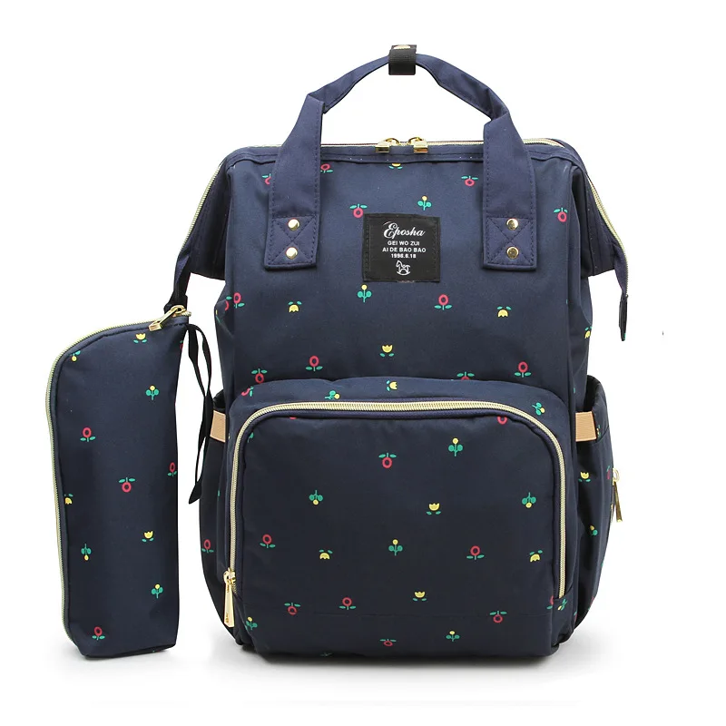 Мода года Мумия средства ухода за кожей для будущих мам подгузник сумка большой ёмкость детская дорожная рюкзак Desinger кормящих - Цвет: 1