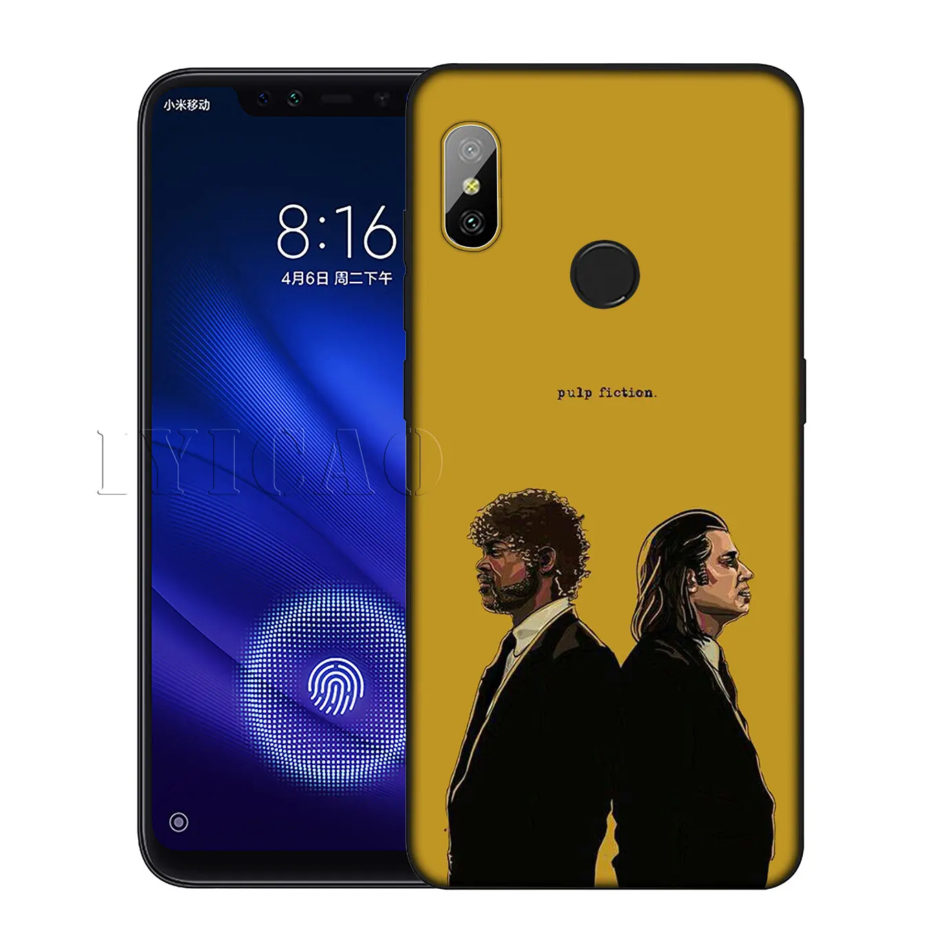 IYICAO Мягкий силиконовый чехол для Xiaomi Redmi 6A 5A Note 8 7 4 4X 5 Plus 6 Pro черный из ТПУ|Бамперы| |
