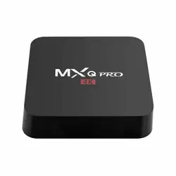 Mxq Pro Android 7,1 четырехъядерный 1 + 8G Smart tv Box 4 K x 2 K wifi телеприставка ЕС