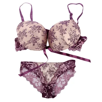 

Women Lace Bras Push Up Bra And Lingerie Panties Briefs Sets