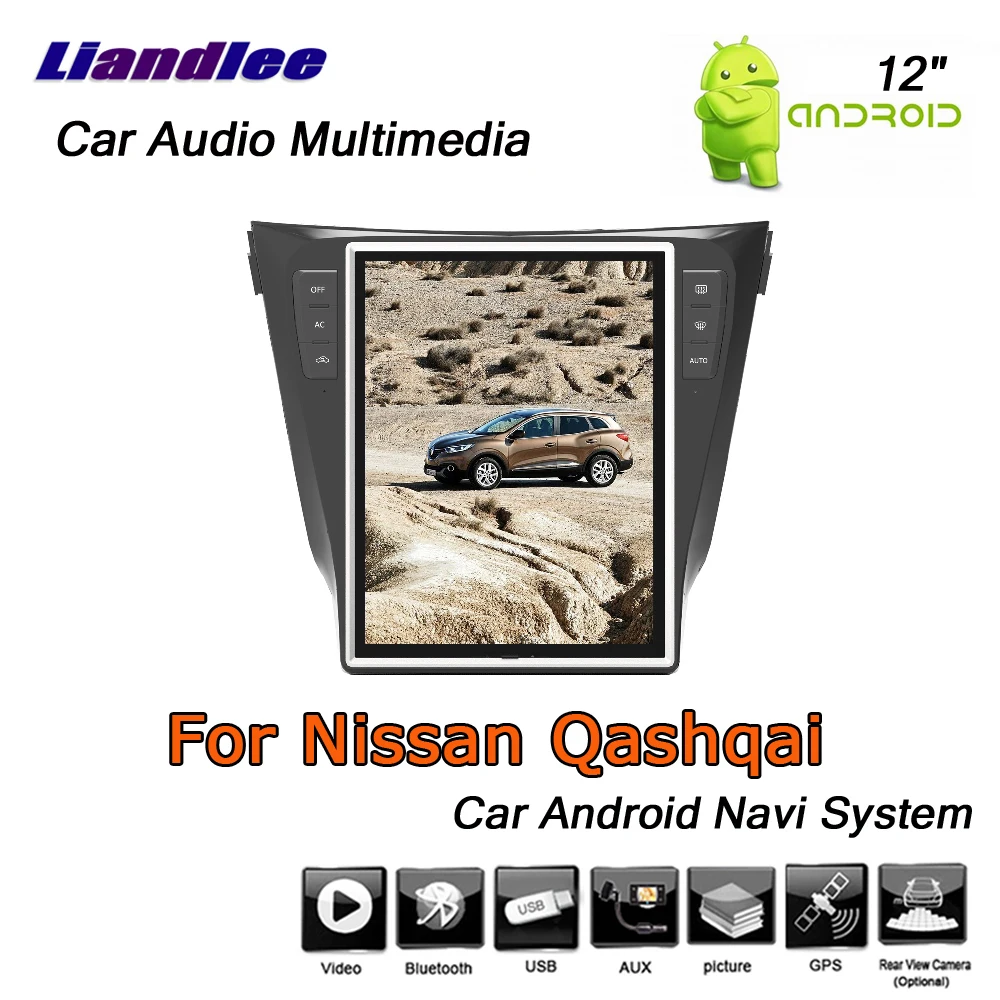 Clearance Liandlee 12" Android For Nissan Qashqai / Rogue 2014~2017 Stereo Car Vertical Screen Video BT GPS Map Navi Navigation System 0 Clearance Liandlee 12" Android For Nissan Qashqai / Rogue 2014~2017 Stereo Car Vertical Screen Video BT GPS Map Navi Navigation System 0