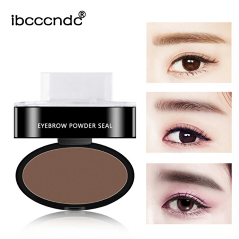 

3PCS/Set Waterproof Eyebrow Natural Shape Brow Stamp Powder Palette