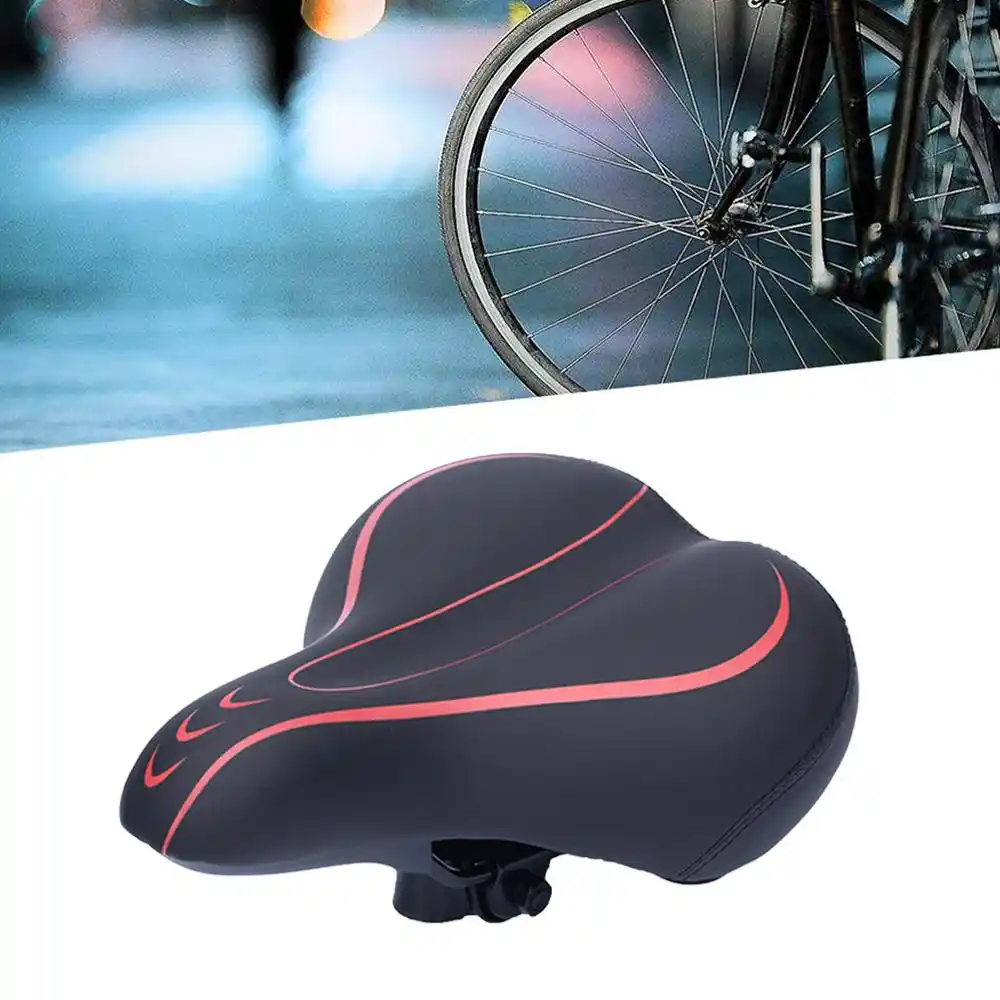 VORCOOL Gel Bike Seat Bicycle Saddle Cycling Seat Cushion Pad Waterproof for Women Men Fits MTB Mountain Bike//Road Bike//Spinning Exercise Bikes Red