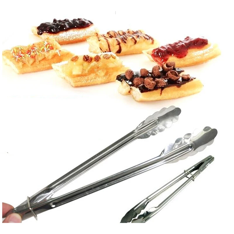 HENGHOME 1Pc Barbecue Tong Food Tong Food Clip Kitchen With Stainless