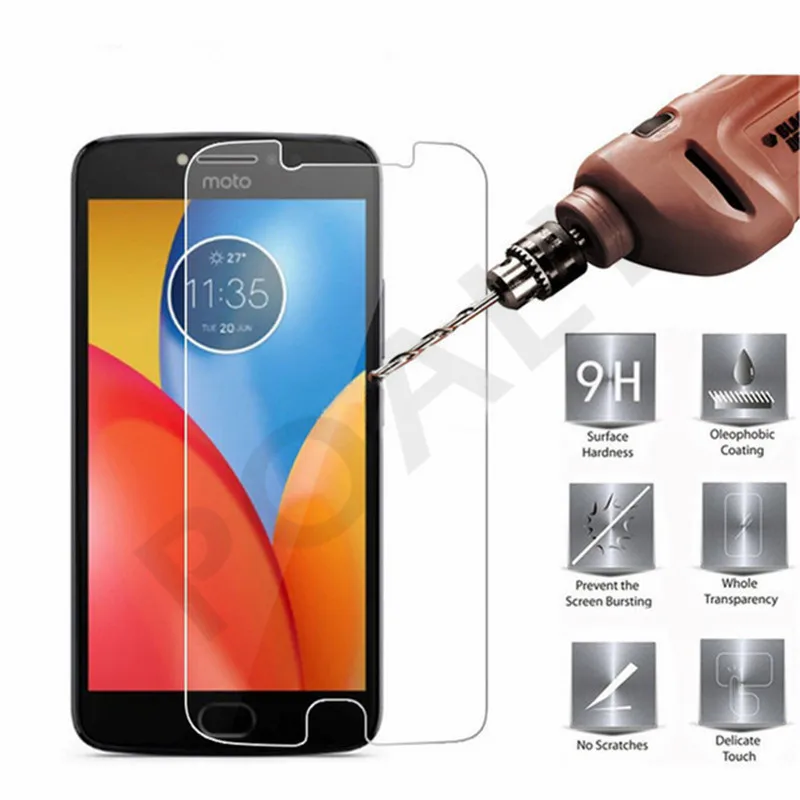 Закаленное стекло для Motorola Moto E4 Защита экрана Lenovo XT1766 XT1763 XT1762 защитная стеклянная
