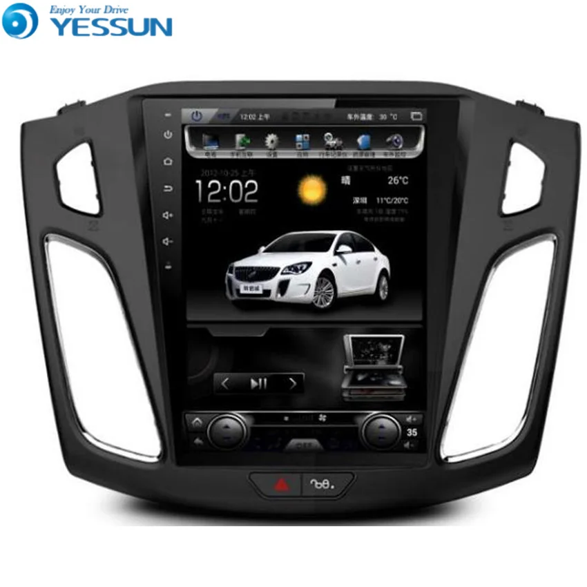 YESSUN Android радио dvd-плеер автомобиля для Ford Focus 3 2012~ стерео радио мультимедиа gps навигация с wifi Bluetooth FM