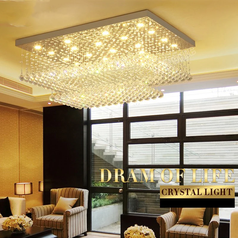 FUMAT-Crystal-K9-Ceiling-Lamps-Modern-Style-Hanging-Lights-Fixture-Double-Deck-Crystal-Arrange-LED-Source