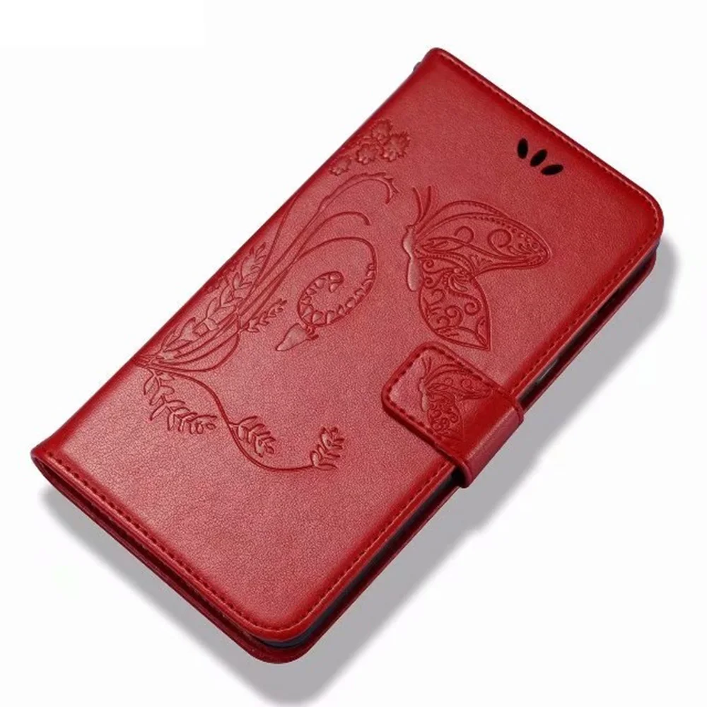 Butterfly Cover PU Leather Flip Cover Wallet Case For Vernee Thor E Plus X Apollo Lite Case Flip Protective Phone Cases