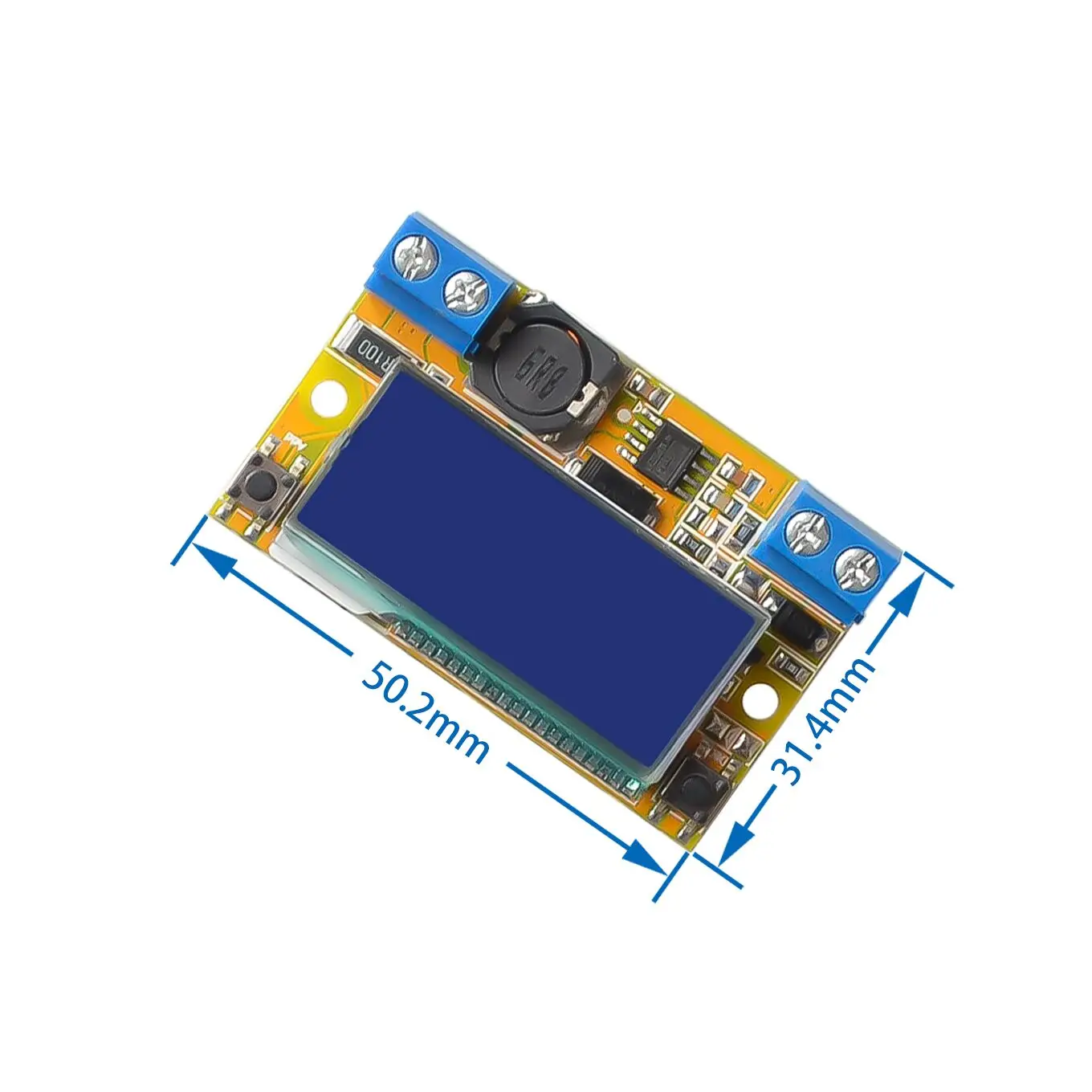 

DC-DC 5-23V To 0-16.5V 3A Adjustable Step-down Power Supply Module Voltage Current LCD Display Step Down Buck Regulator