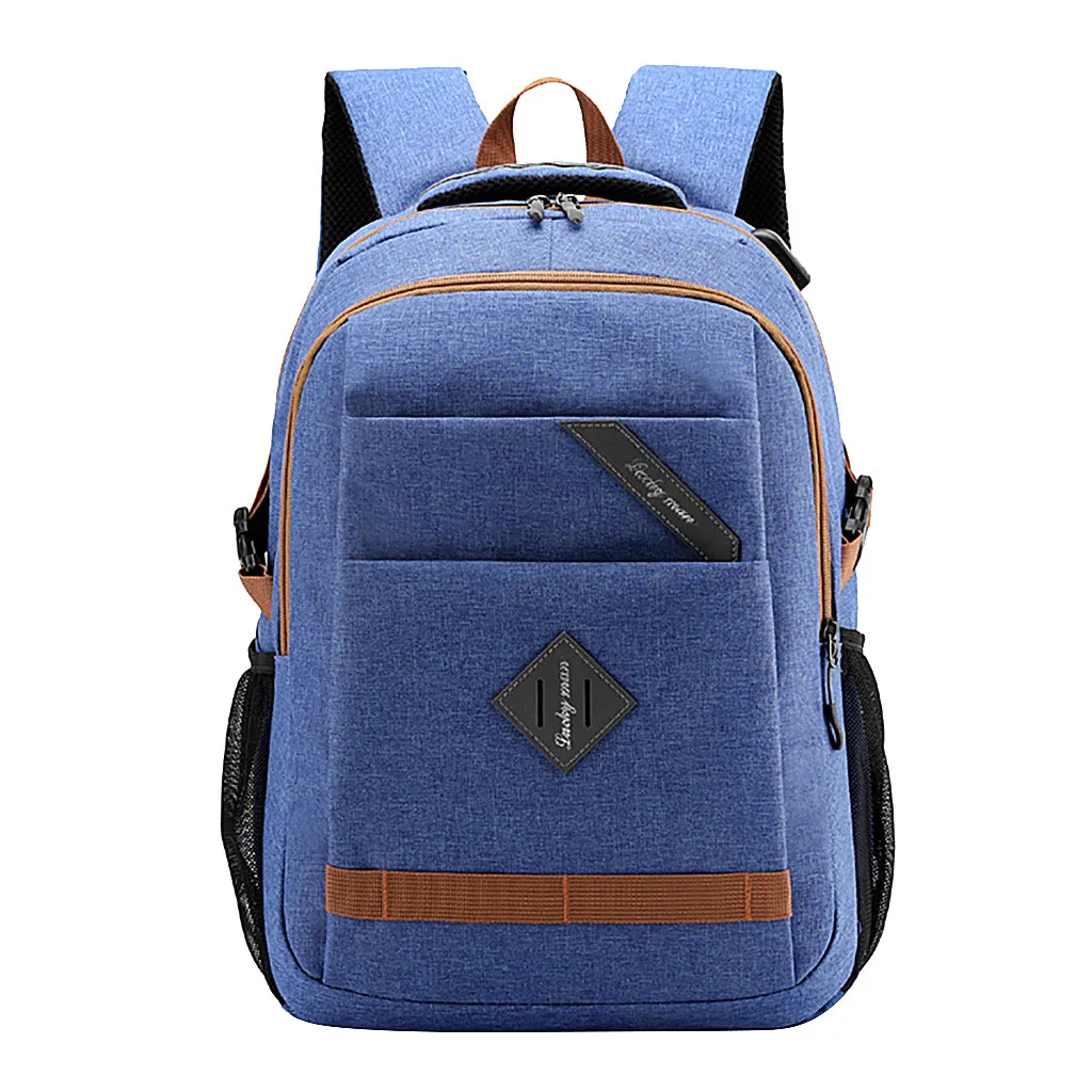 Aelicy, подростковые школьные сумки для мальчиков и девочек, школьный рюкзак, USB рюкзак для мужчин и женщин, рюкзак для путешествий, рюкзак для ноутбука, Mochila - Цвет: SB
