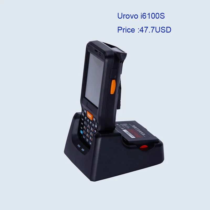 Urovo i6200S i6100S сборщик данных PDA зарядное устройство базовая подставка Док-станция 3800 мАч 4500 мАч перезаряжаемый аккумулятор зарядный кабель - Цвет: i6100S charging Base