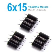 BETAFPV 3 Sets of 6x15mm Tiny Whoop Motor Speed Insane 19500KV Black