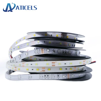 

DC 12V Strip LED Light 2835 60LED/M 5M White / Warm white / RGB 8mm width IP20 flexible Led Strip Tape TV Backlight