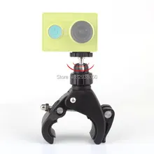 Giro de 360 Graus Da Bicicleta Da Motocicleta Guiador Tripe Montar Titular Handle para gopro hero 4 3 + 3 2 sj4000 xiaomi yi cam