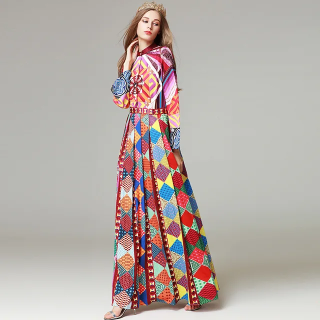 Colorful Maxi Dresses 2018