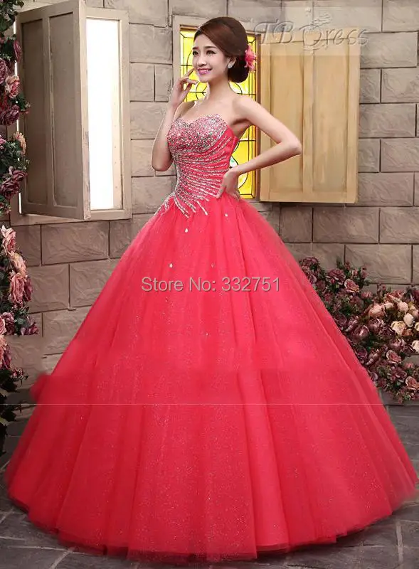 Custom made 2015 Gorgeous Fresh Sweetheart Crystal Beading Sequined and Sleeveless Floor Length Ball Gown Quinceanera Dresses|gown formal|gown