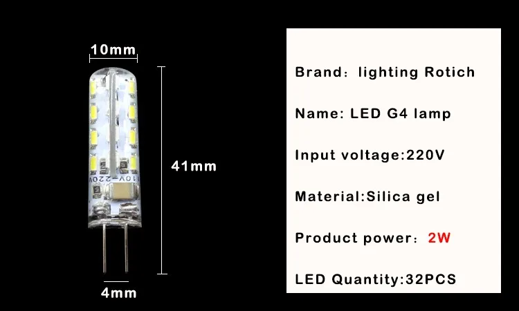Мини G4 светодиодный светильник 3014 Светодиодный светильник 2 Вт 3 Вт 5 Вт AC220V светодиодный G4 SMD светильник с регулируемой яркостью 360 Угол луча люстра светильник s заменить галогенные лампы
