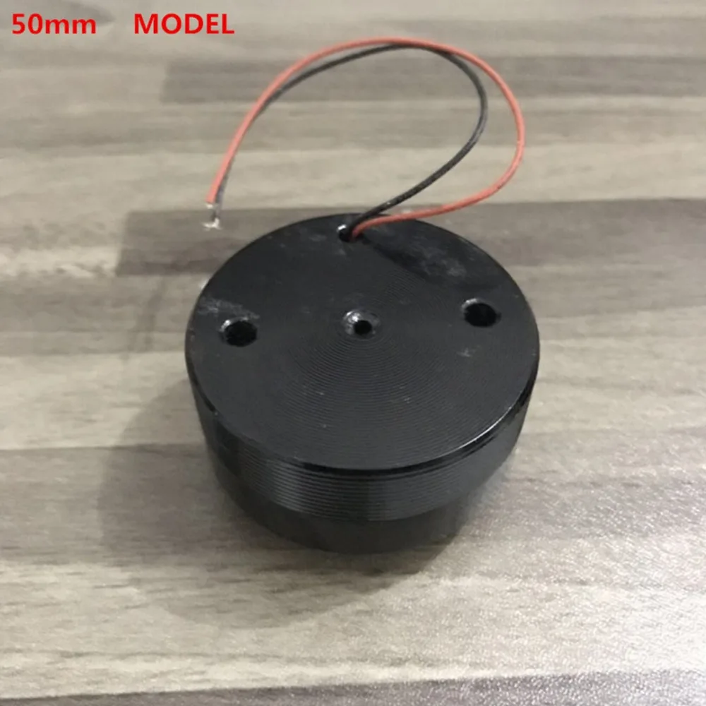 50mm 25W black DIY bass vibration speaker imu vibrating speaker