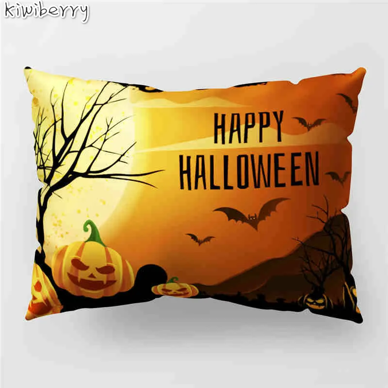

Fashion New Cushion Halloween Printed Cotton Linen Throw Pillow Decorative Pillowcase For Sofa Car Decor Coussin De Salon