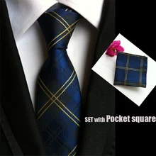 paisley mens fashion ties for men neckties business dress polyester silk tie jacquard casual necktie tie handkerchief set TZ001