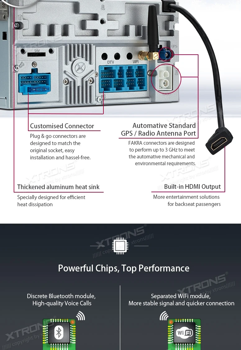 Perfect XTRONS 2 Din 7" HD Android 7.1 Radio GPS HDMI Car DVD Player for Mercedes Benz W209 W203 C180 C200 C220 C230 C240 C250 C270 W463 9