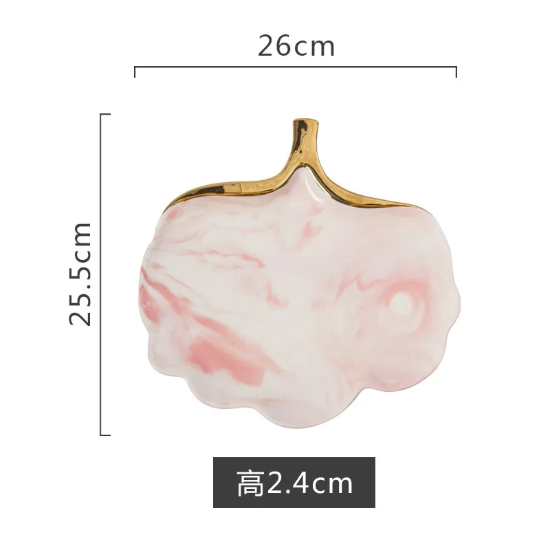 Шикарная Phnom Penh мраморная керамическая емкость лоток посуда тарелка блюдо чаши для риса и супа чаша в скандинавском стиле розовый серый соус блюдце использование - Цвет: A5