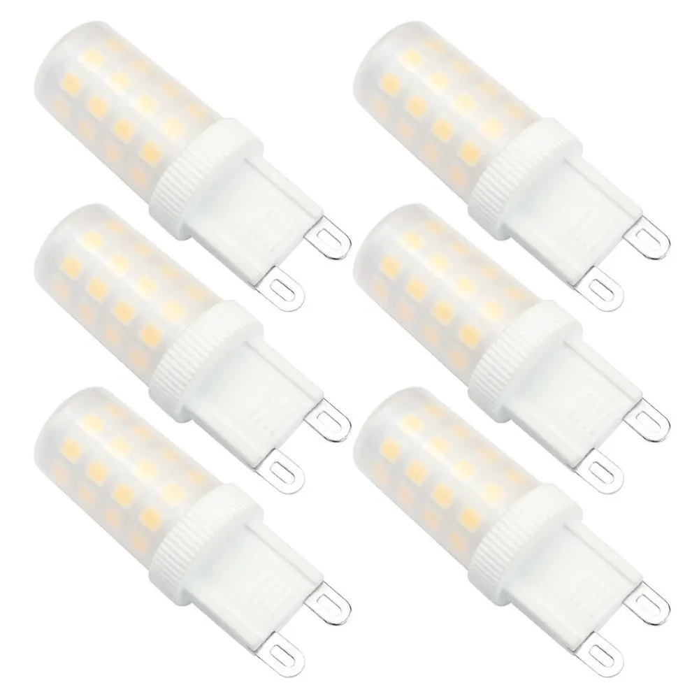 G9 LED Bulb Dimmable 4 Watts 3000K Warm White 43pcs 2835LEDs AC 110V