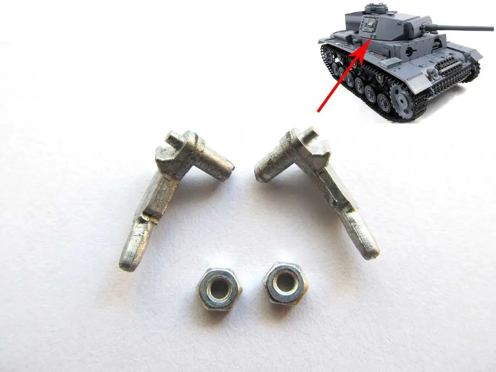 Металлическая люковая пробка Mato turret для 1/16 1:16 RC Panzer III IIIH IV F1 F2 металлические
