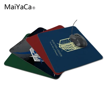 

MaiYaCa Simple Pture Blue Japanese Anime Attack on Titan Customized Rectangle Silon aming Mousepad Size 220mmX180mmx2mm