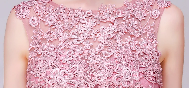 Vestido madrinha2019 новые кружевные и атласные трапециевидные розовые, красные, золотые короткие платья для невесты Дешевые Гость платье