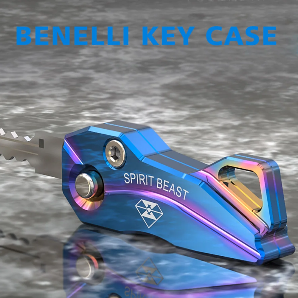 

SPIRIT BEAST CNC Aluminum Alloy Motorcycle Key Case Shell Cover for Benelli