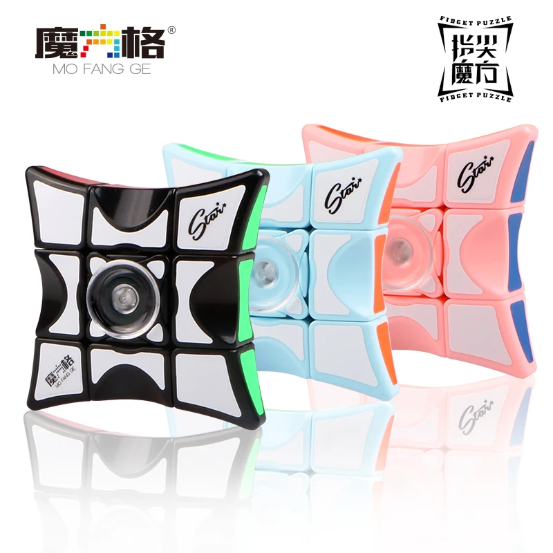 

2018New Authentic Fingertip gyro Cube 1*3*3 spinner fidget Puzzle Profissional Adult Children Anti Stress Education Toy For Gift