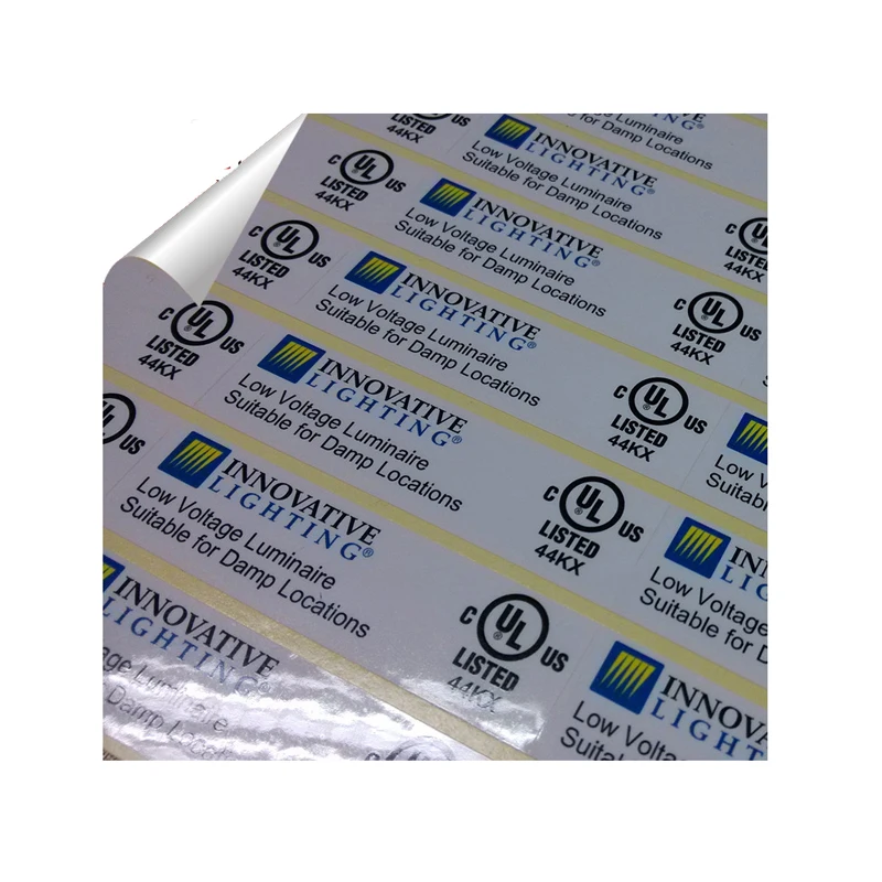 

Electronic product label laser printer sticker printed customized sticker