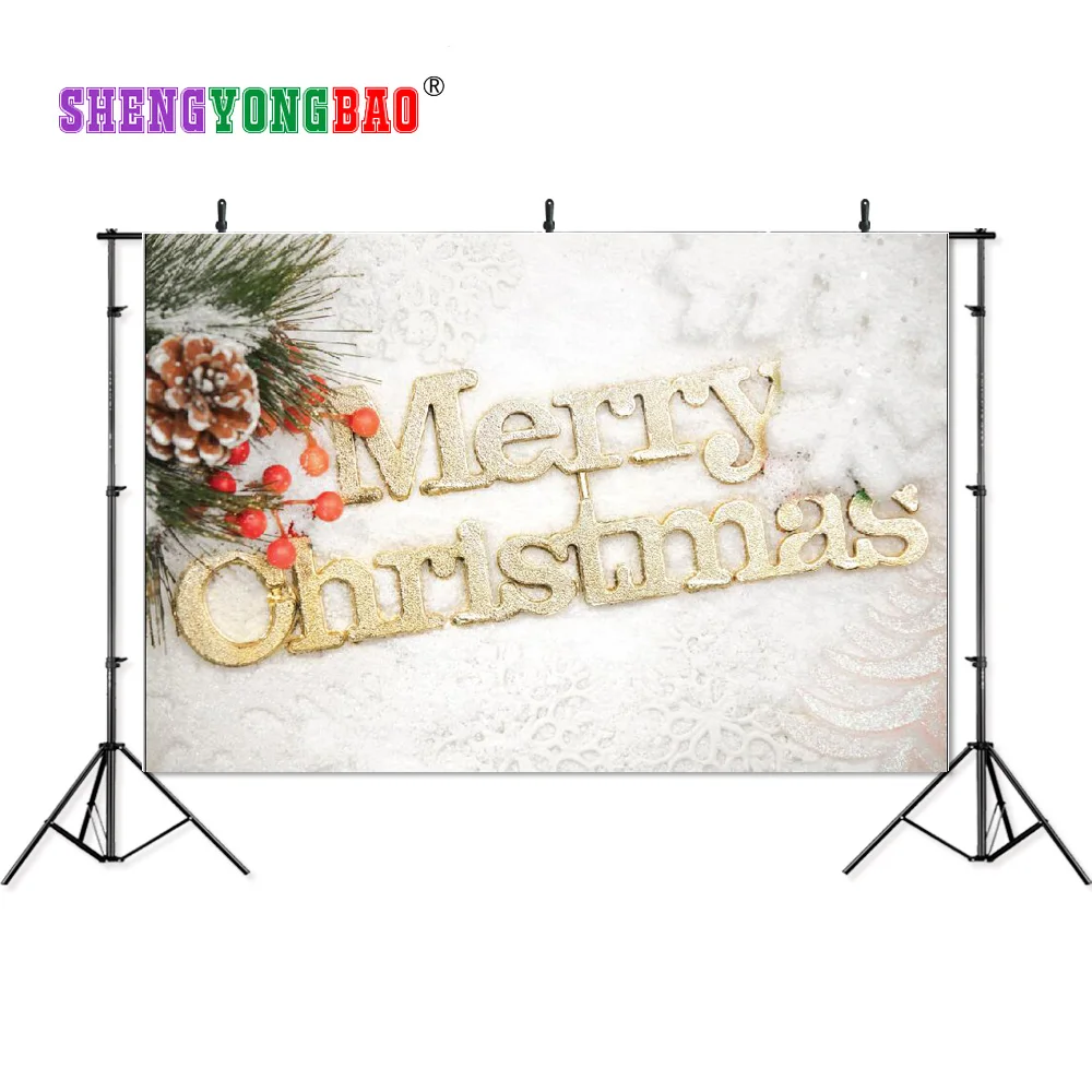 

SHENGYONGBAO Art Cloth Photography Backdrops Props Christmas day theme Photo Studio Background 18904-05