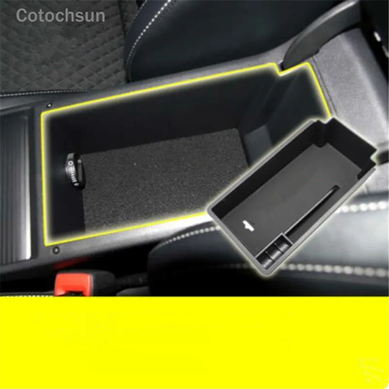 Cotochsun автомобиль Подлокотник ящик для хранения перчаток ящик лоток для хранения коробка чехол для Skoda Octavia A7/Superb, автомобильные аксессуары