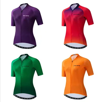 

JPOJPO 2020 Pro Team Cycling Jersey Women Racing Sport Uniform Bike MTB Jersey Anti-UV Cycling Shirt Quick Dry Bicycle Clothes