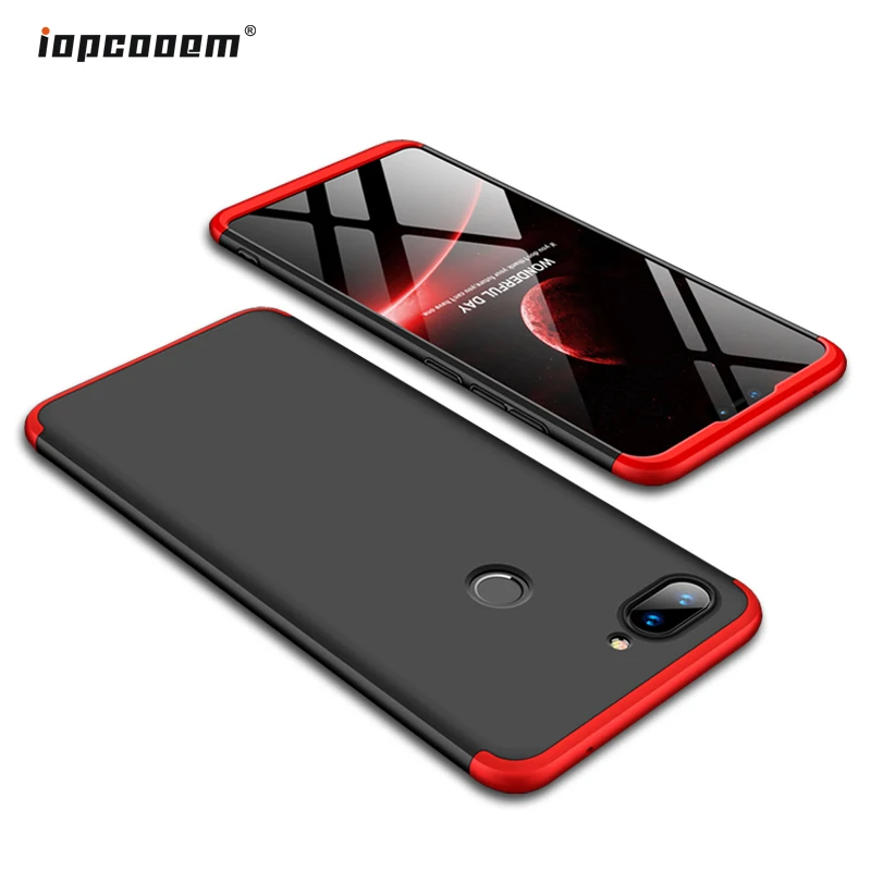 

For Xiaomi Mi 8 Lite Phone Case 3-in-1 Plastic hard back Cover Phone For Xiaomi Mi 8X Frosted Coque 360 Full Protection Cases