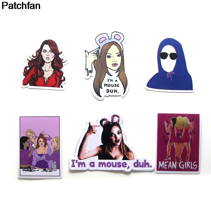Patchfan 20 штук означает девушки творческие значки DIY декоративные наклейки стиль