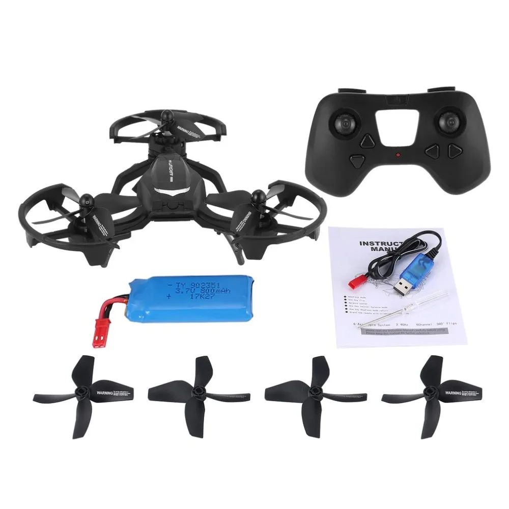 

JJR/C NH-011 Smart RC 2.4G RC Triaxial Aircraft Drone UAV with Altitude Hold Headless Mode 3D Flips One Key Return