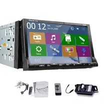 2din Car Radio DVD Player GPS Navigation 2din Car PC Stereo video Free GPS Car Electronics steering wheel control radio coche