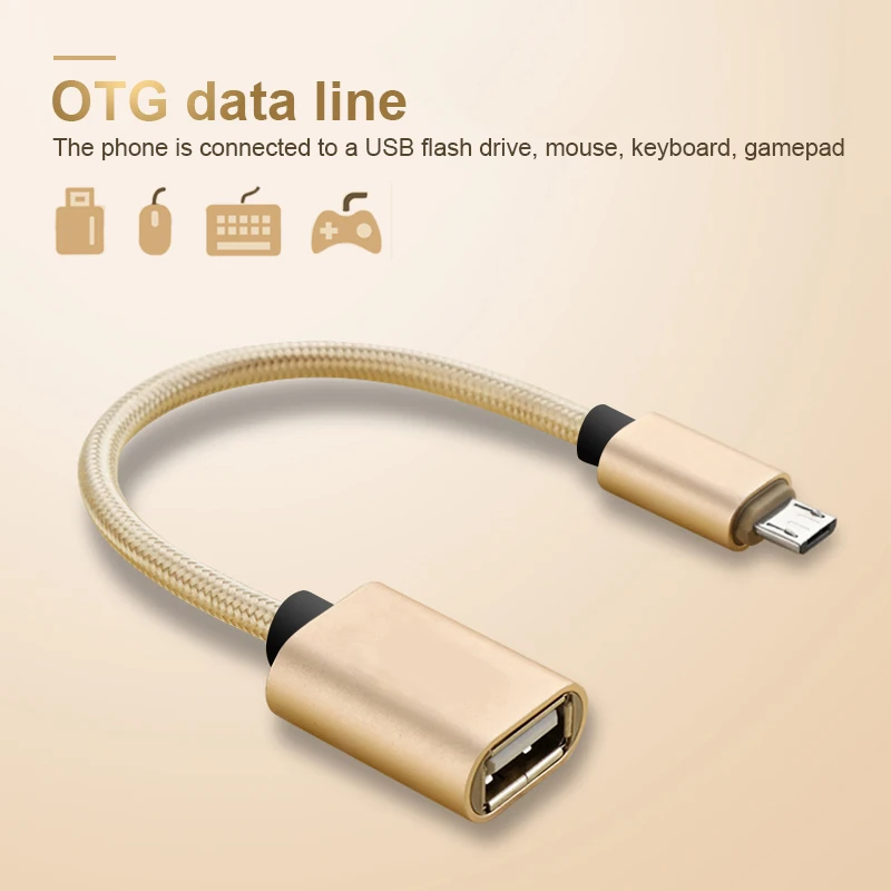 Micro usb кабель адаптер для OTG micro usb разъем универсальный для micro usb аудио данных OTG для Xiaomi Redmi Note 5 планшет Android