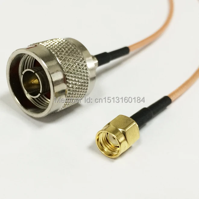New Modem Coaxial Cable RP SMA Male Plug To N Male Plug Connector RG316 Cable 15CM 6inch Adapter