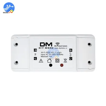 

Sonoff DM AC 90V-250V Smart Remote Control Wifi Switch Diy Timer Wireless Interruptor Smart WiFi Socket Smart for Google Home