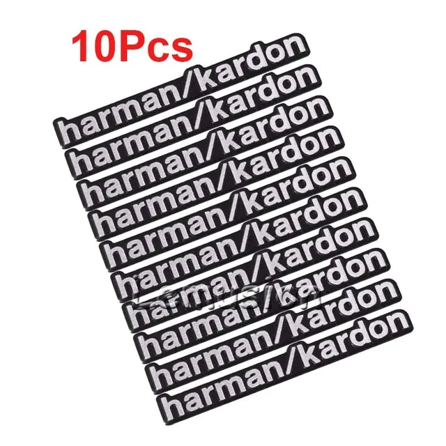 BOOMBLOCK Car Stickers Audio Video Speaker For Harman Kardon For Skoda Octavia A5 A7 2 Lexus Bmw F30 X5 E53 F10 E34 Lada Granta - Название цвета: 10pcs